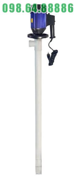 Bơm rút hóa chất công nghiệp từ phuy 20-200L, thiết kế nhúng sâu model JDT-600W