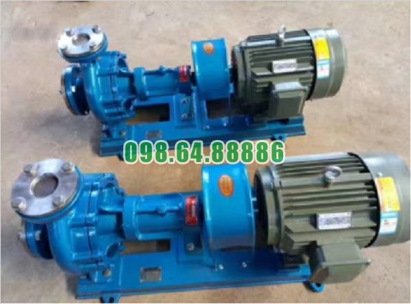 Bơm dầu truyền nhiệt trục ngang RY100-65-200 công suất 22 kW, cột áp 50 m, lưu lượng 100 m3/h
